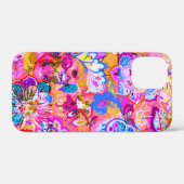 Farbenfrohe Magie abstrakt blumenreich Case-Mate iPhone Hülle (Rückseite (Horizontal))