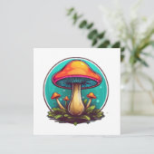 Farbenfrohe Magie-Pilze (Stehend Vorderseite)