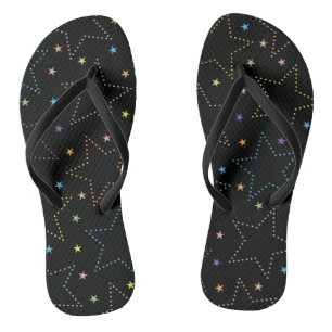 Farbenfrohe Magie Starry Night Sky Muster Badesandalen