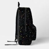 Farbenfrohe Magie Starry Night Sky Muster Bedruckter Rucksack (Links)