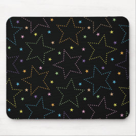 Farbenfrohe Magie Starry Night Sky Muster Mousepad
