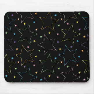 Farbenfrohe Magie Starry Night Sky Muster Mousepad