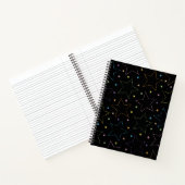Farbenfrohe Magie Starry Night Sky Muster Notizblock (Innenseite)