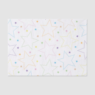 Farbenfrohe Magie Starry Night Sky Muster Seidenpapier