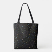 Farbenfrohe Magie Starry Night Sky Muster Tasche (Rückseite)