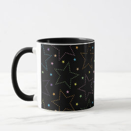 Farbenfrohe Magie Starry Night Sky Muster Tasse