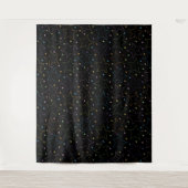 Farbenfrohe Magie Starry Night Sky Muster Wandteppich (Vorderseite)