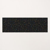 Farbenfrohe Magie Starry Night Sky Muster Yogamatte (Rückseite (Horizontal))