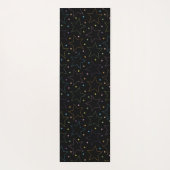 Farbenfrohe Magie Starry Night Sky Muster Yogamatte (Rückseite)