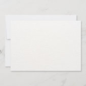 Farbenfrohe magische Einheit mit Foto Einladung (Rückseite)