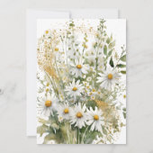 Farbenfrohe magische Pixie Fairy Floral Girls Gebu Einladung (Rückseite)