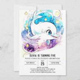 Farbenfrohe magische Übeltäterin zum Geburtstag Einladung