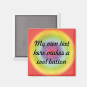 Farbenfrohe Magnet-Vorlagen Magnet (Vorderseite/Rückseite)