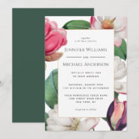 Farbenfrohe Magnolienblüten Boho Blumenzehen