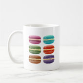 farbenfrohe Makronen Kaffeetasse (Links)