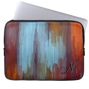 Farbenfrohe Malerei Abstrakter Hintergrund #4 Laptopschutzhülle