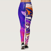 Farbenfrohe Malerei | Beste Kunst, modern abstrakt Leggings (Rückseite)