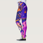 Farbenfrohe Malerei | Beste Kunst, modern abstrakt Leggings (Links)