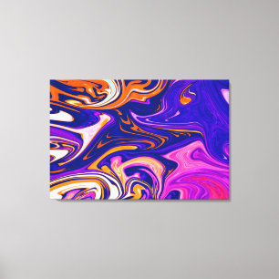 Farbenfrohe Malerei Beste Kunst, modern abstrakt Leinwanddruck
