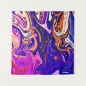 Farbenfrohe Malerei | Beste Kunst, modern abstrakt Wandteppich (Vorderseite (Horizontal))