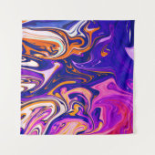 Farbenfrohe Malerei | Beste Kunst, modern abstrakt Wandteppich (Vorderseite)