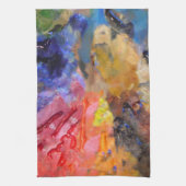 Farbenfrohe Malerei des Künstlers Küchentuch (Vertikal)