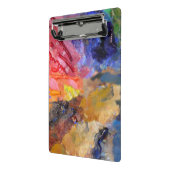 Farbenfrohe Malerei des Künstlers Mini Klemmbrett (Gewinkelt2)