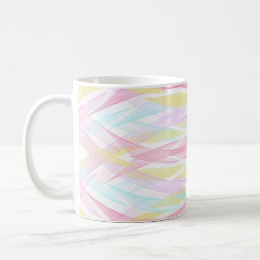 Farbenfrohe Malerei Kaffeetasse (Links)