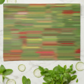 Farbenfrohe Malerei Kunst Küche Handtuch (Gefaltet)