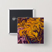 farbenfrohe Malerei und Kunstmeisterwerk Button (Vorne & Hinten)
