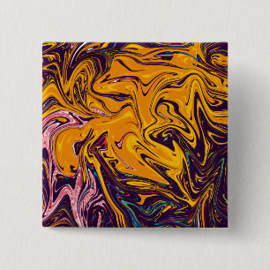 farbenfrohe Malerei und Kunstmeisterwerk Button