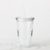 Farbenfrohe, malerische Splash Acryltrinkbecher (Links)