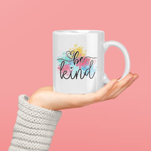 Farbenfrohe, malerische Splash Kaffeetasse