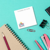 Farbenfrohe, malerische Splash Post-it Klebezettel