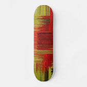 Farbenfrohe Malkunst Skateboard (Vorderseite)