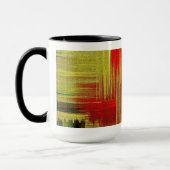 Farbenfrohe Malkunst - Tasse (Links)