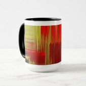 Farbenfrohe Malkunst - Tasse (Vorderseite Links)