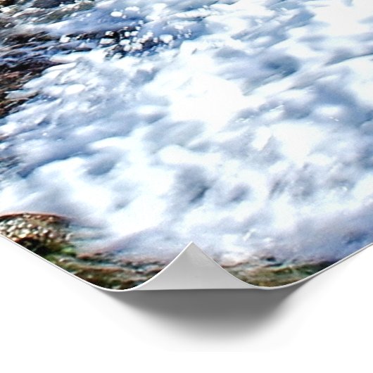 Farbenfrohe Manarola, Italien - das Cinque Terre P Poster (Ecke)