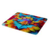 Farbenfrohe Mandala Design56756 Schneidebrett (Ecke)