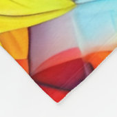Farbenfrohe Mandala Design Fleecedecke (Ecke)
