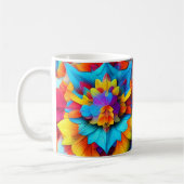 Farbenfrohe Mandala Design Kaffeetasse (Links)