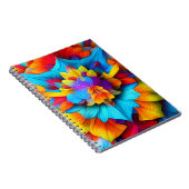 Farbenfrohe Mandala Design Notizblock (Rechte Seite)