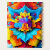 Farbenfrohe Mandala Design Planer (Rückseite)