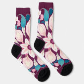 Farbenfrohe Mandala Design Socken (Rechts)