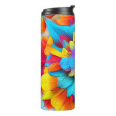 Farbenfrohe Mandala Design Thermosbecher (Nach links gedreht)