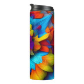 Farbenfrohe Mandala Design Thermosbecher (Nach rechts gedreht)