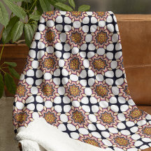Farbenfrohe Mandala-Inspiriert Blumenmosaikmuster