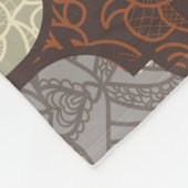 Farbenfrohe Mandala: Islamisches Patchwork Nahtlos Fleecedecke (Ecke)