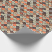 Farbenfrohe Mandala: Islamisches Patchwork Nahtlos Geschenkpapier (Ecke)