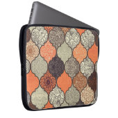Farbenfrohe Mandala: Islamisches Patchwork Nahtlos Laptopschutzhülle (Vorne Rechts)